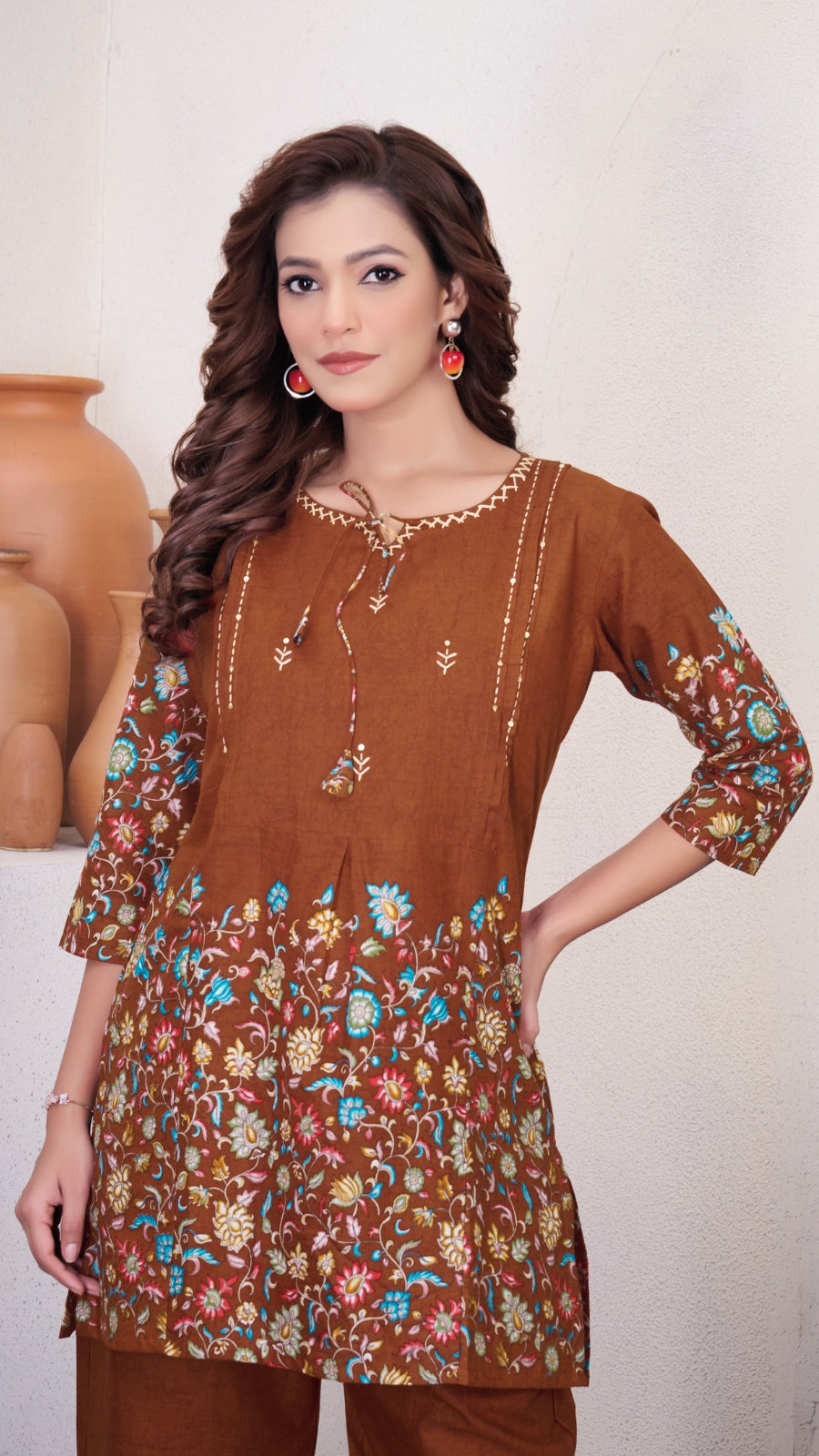 Premium Printed Cotton Co-Ord Set for Women | Designer Festive & Daily Wear Outfit