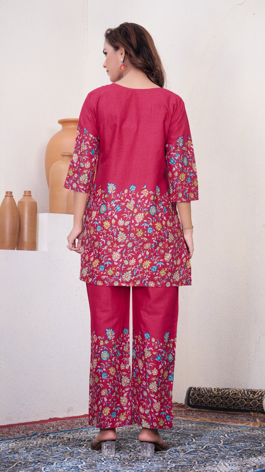 Premium Printed Cotton Co-Ord Set for Women | Designer Festive & Daily Wear Outfit