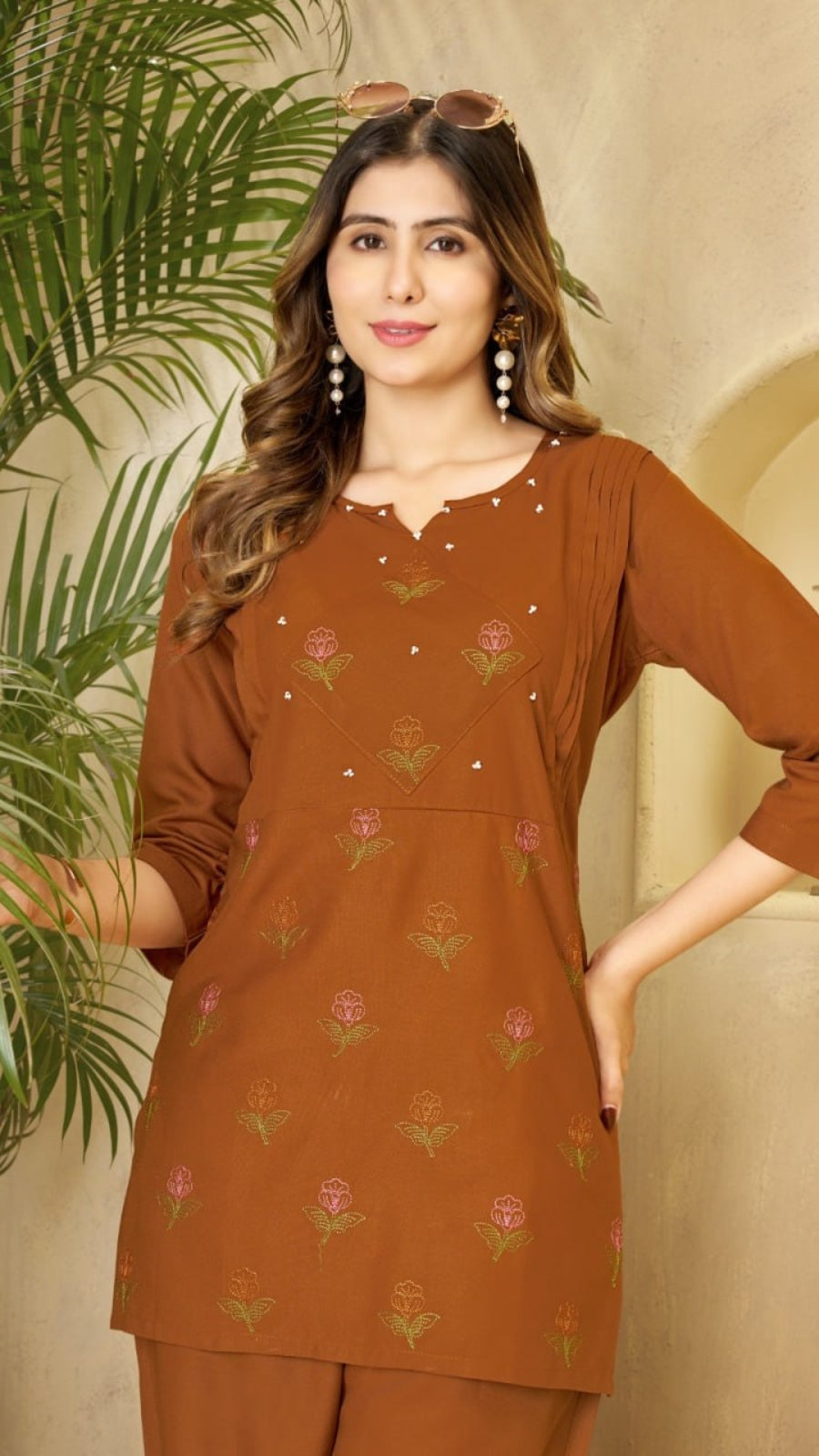 Elegant Embroidered Co-Ord Set for Women