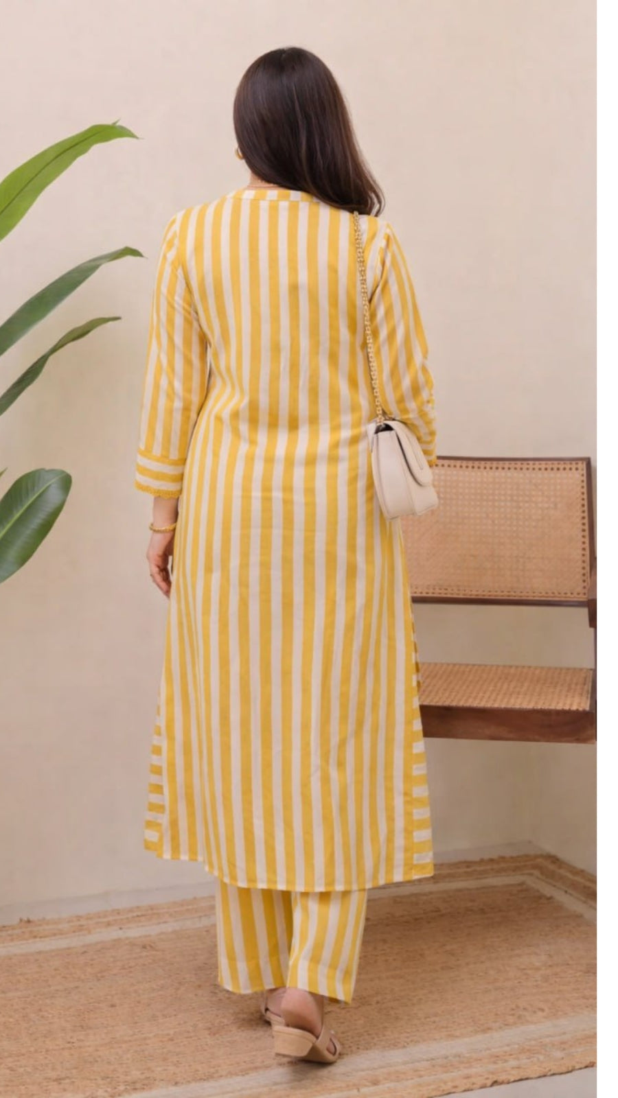 Women Striped Rayon Kurta Palazzo Set | Stylish Straight Kurti Set | Summer Ethnic Wear (4 Colors)