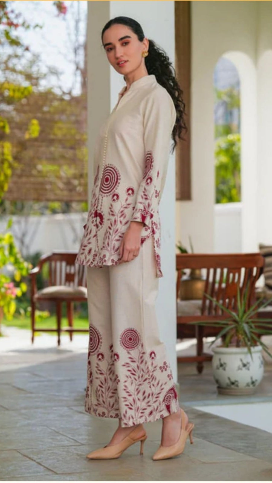 Premium Pure Cotton Printed Co-Ord Set for Women | Stylish 2 Piece Coord Set