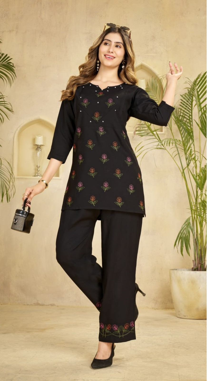 Elegant Embroidered Co-Ord Set for Women