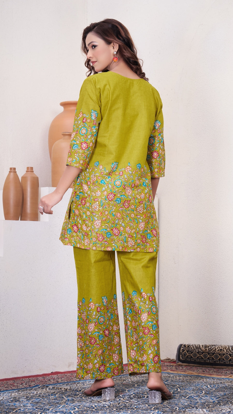 Premium Printed Cotton Co-Ord Set for Women | Designer Festive & Daily Wear Outfit