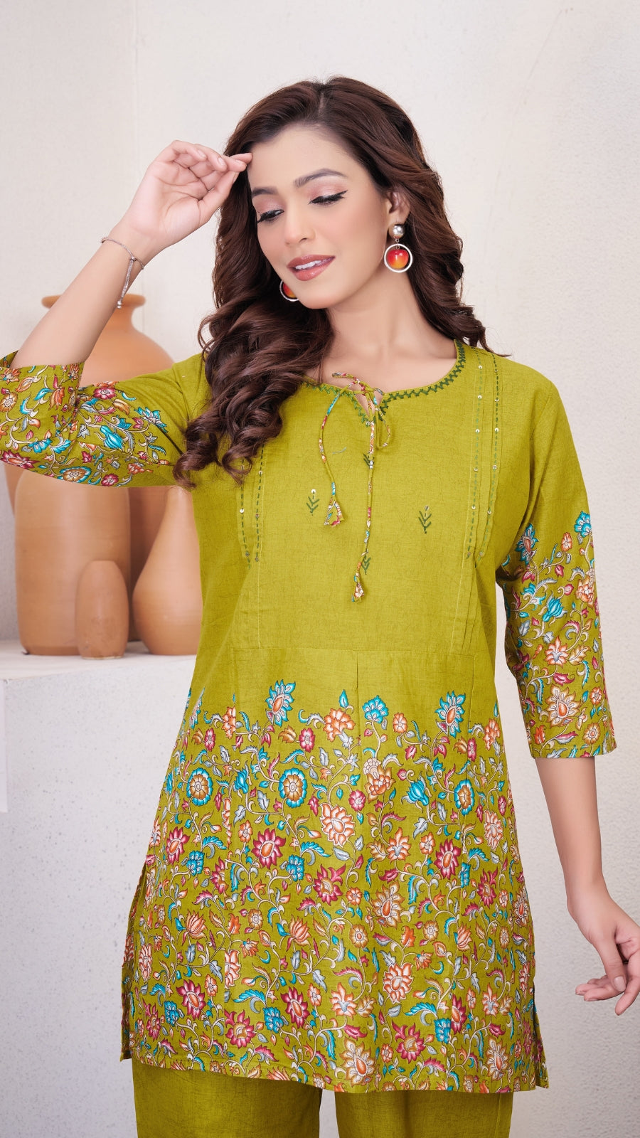 Premium Printed Cotton Co-Ord Set for Women | Designer Festive & Daily Wear Outfit
