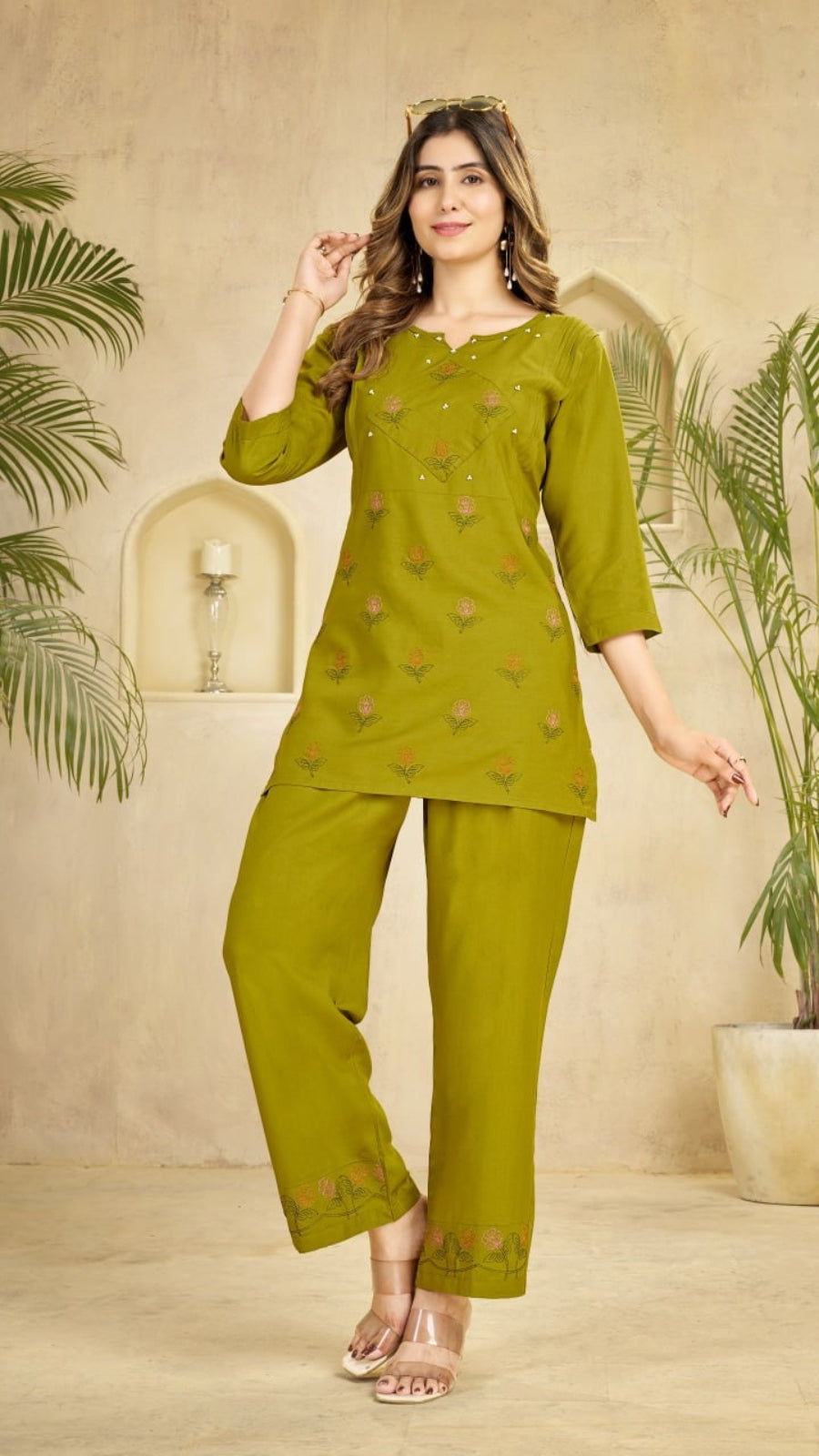 Elegant Embroidered Co-Ord Set for Women