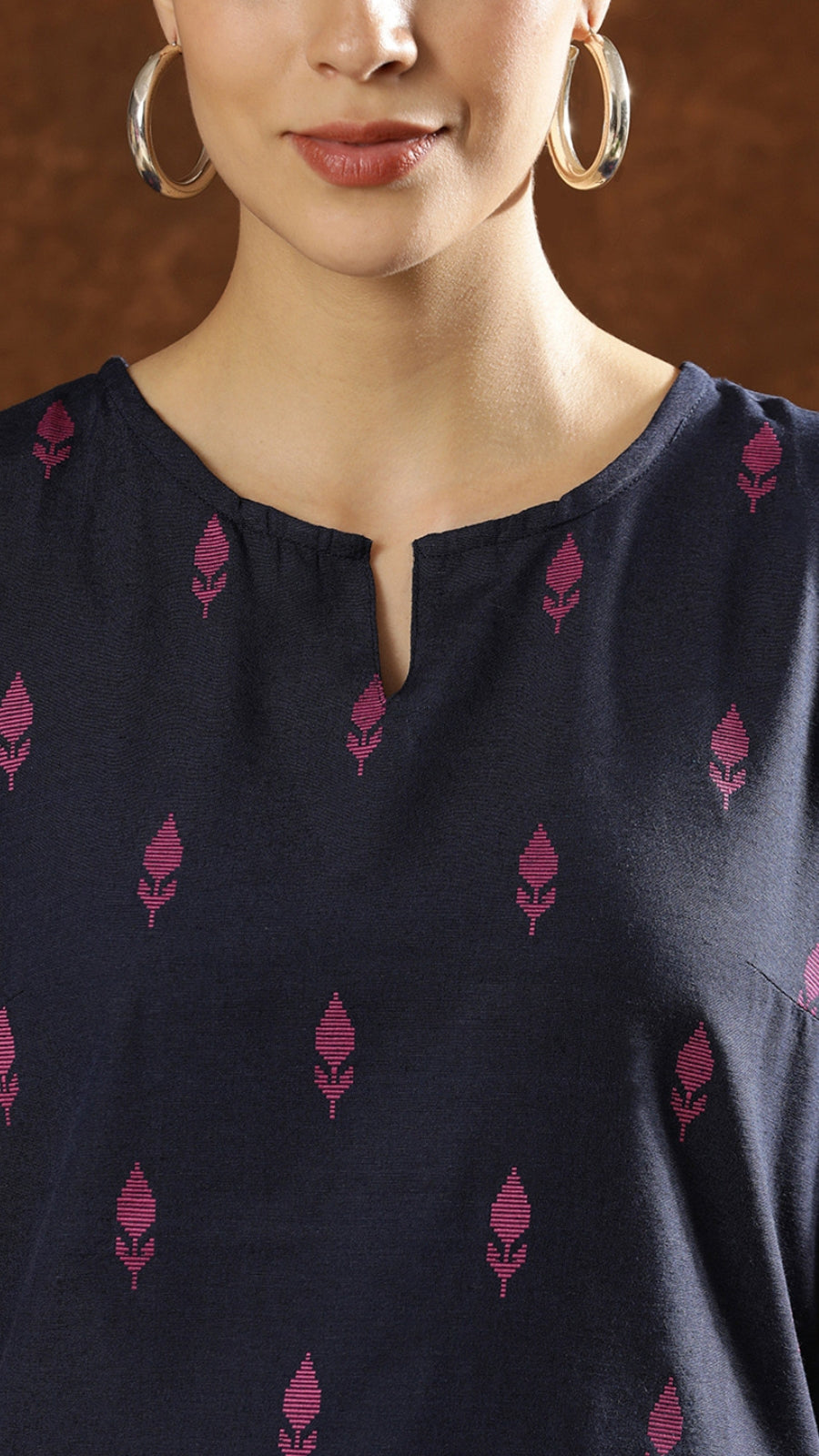 Women Viscose Heavy Quality Embroidery Work Notch Neck Straight Kurti Farshi Salwar with Dupatta