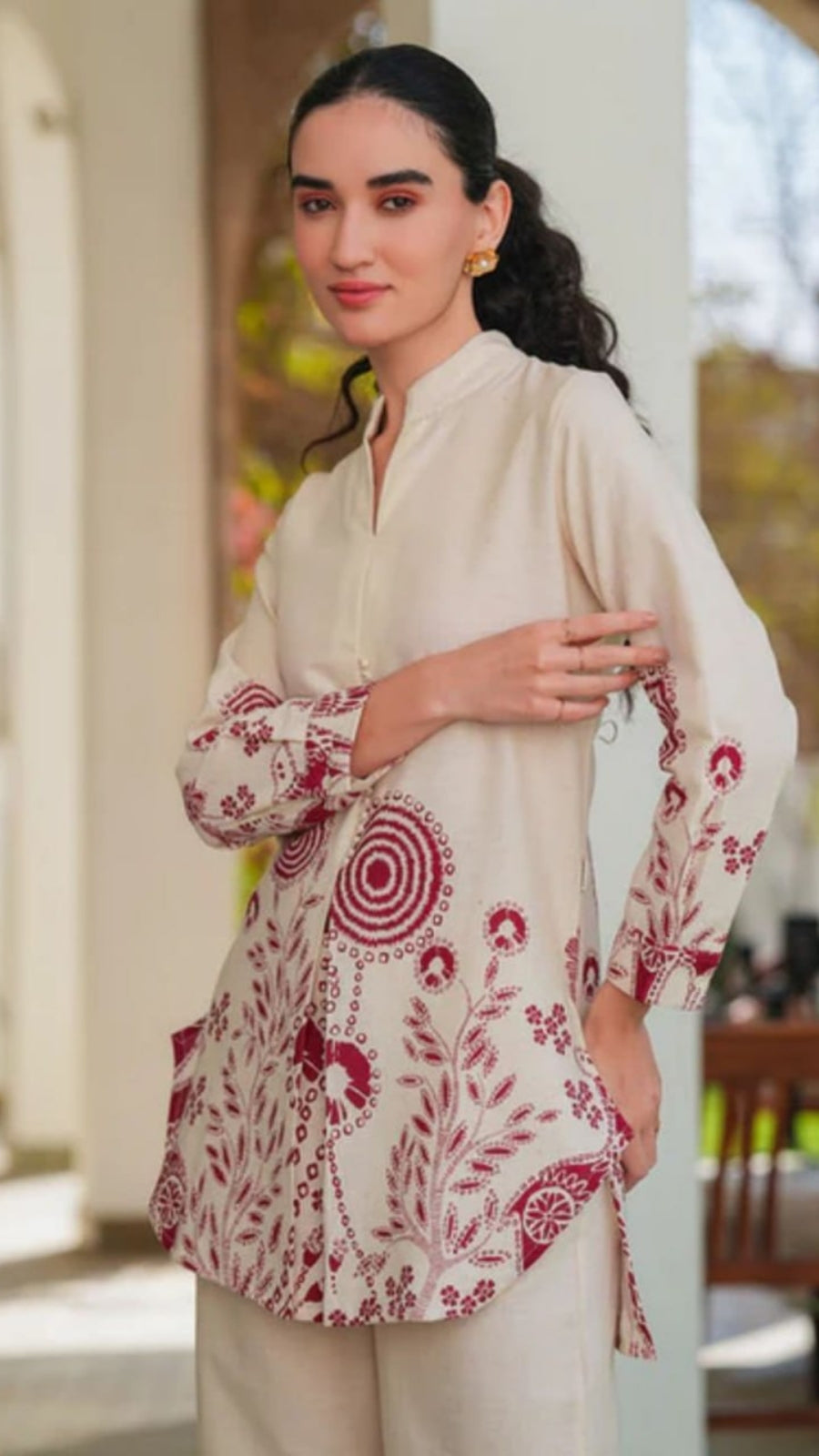 Premium Pure Cotton Printed Co-Ord Set for Women | Stylish 2 Piece Coord Set