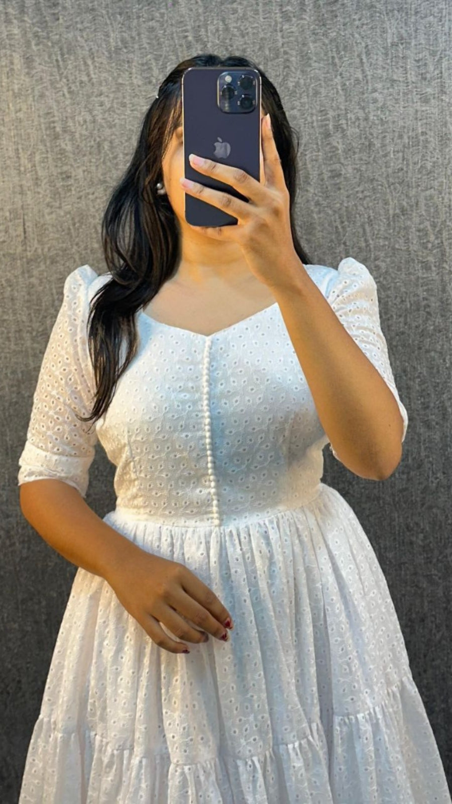 Women’s Hakoba Cotton Flared Midi Dress | Trendy 3 Layer Casual & Party Wear Midi Gown with Pocket