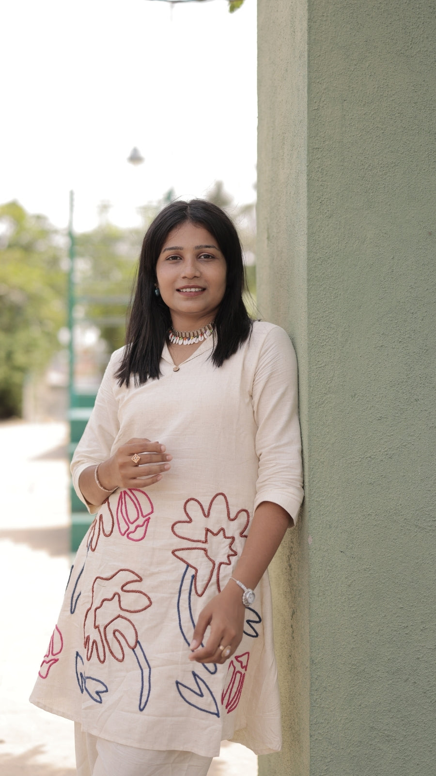 Women's Khadi Cotton Dori Work Co-Ord Set | Premium Casual & Office Wear | S to 2XL