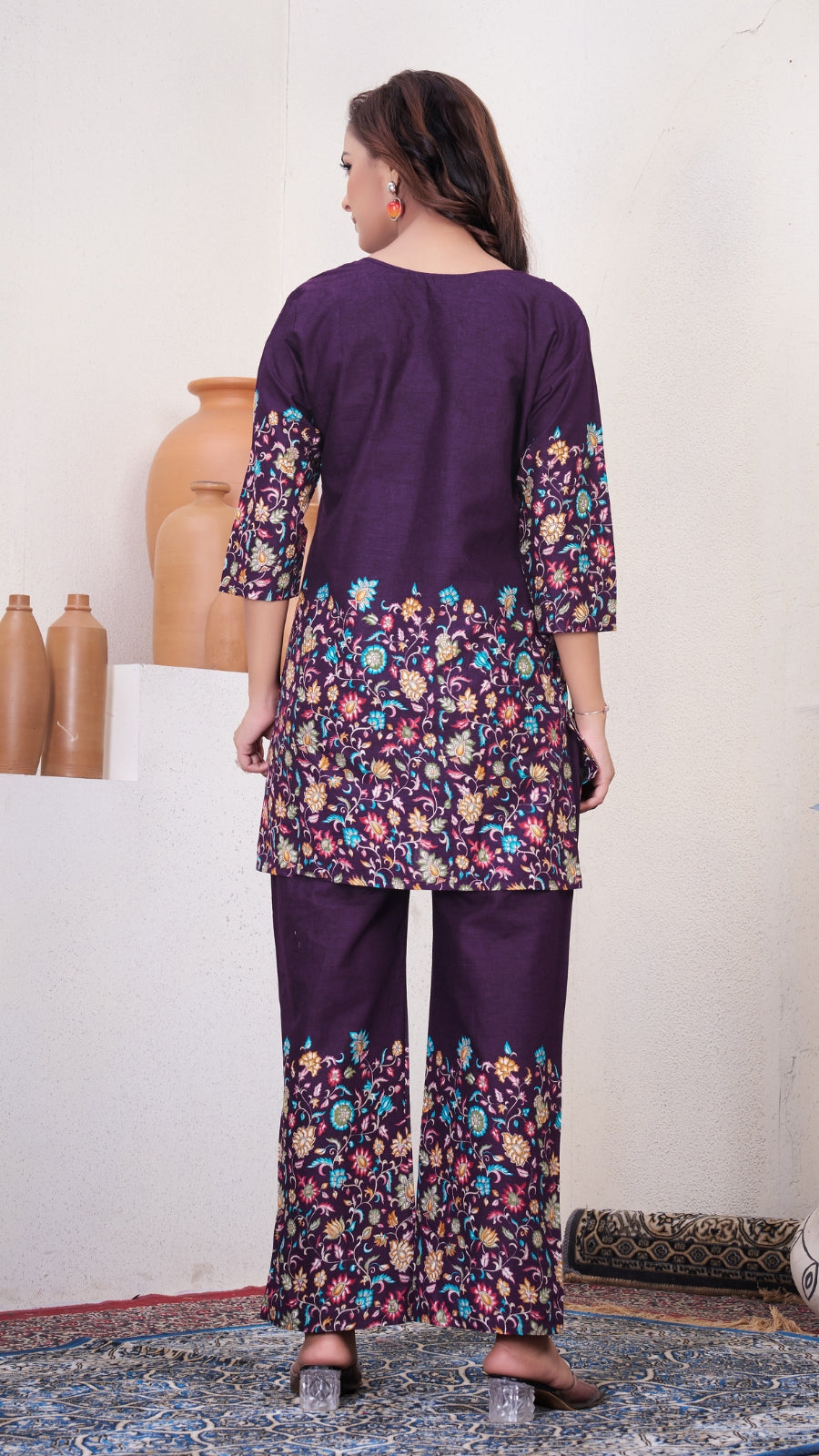 Premium Printed Cotton Co-Ord Set for Women | Designer Festive & Daily Wear Outfit
