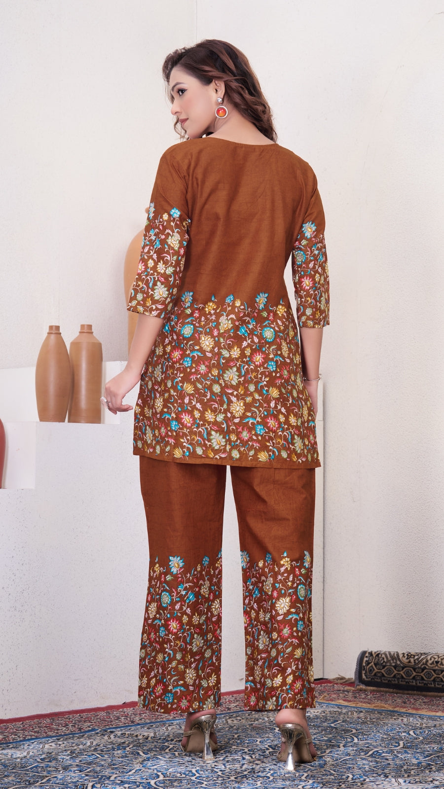 Premium Printed Cotton Co-Ord Set for Women | Designer Festive & Daily Wear Outfit